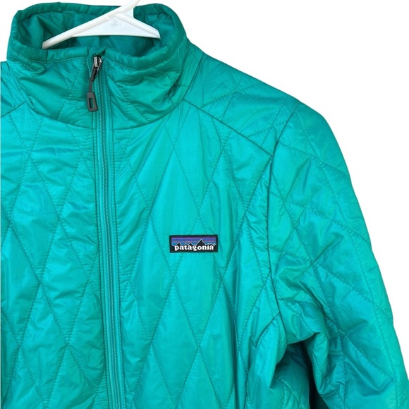 Patagonia Nano Puff Jacket - Blue/Green - Size XS - Picture 6 of 12